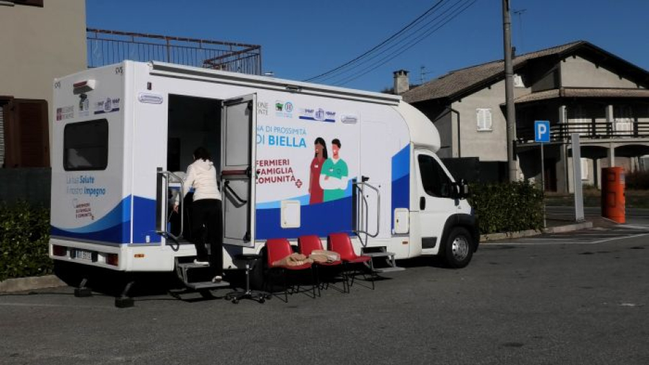 Asl Biella: 4500 interventi del camper per la medicina di prossimità